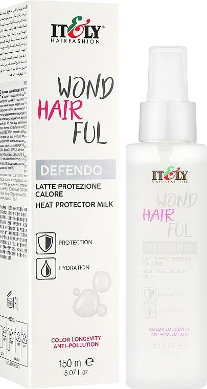 Термозащитное молочко для волос - Itely Hairfashion WondHairFul Defendo — фото N2
