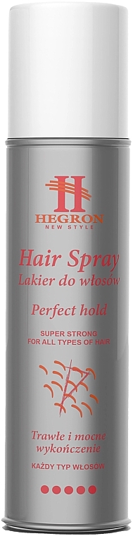 Лак для волос - Hegron Perfect Hold Hair Spray — фото N1