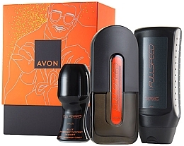 Духи, Парфюмерия, косметика УЦЕНКА Avon Full Speed - Набор (edt/75ml + sh/gel/250ml + deo/50ml) *