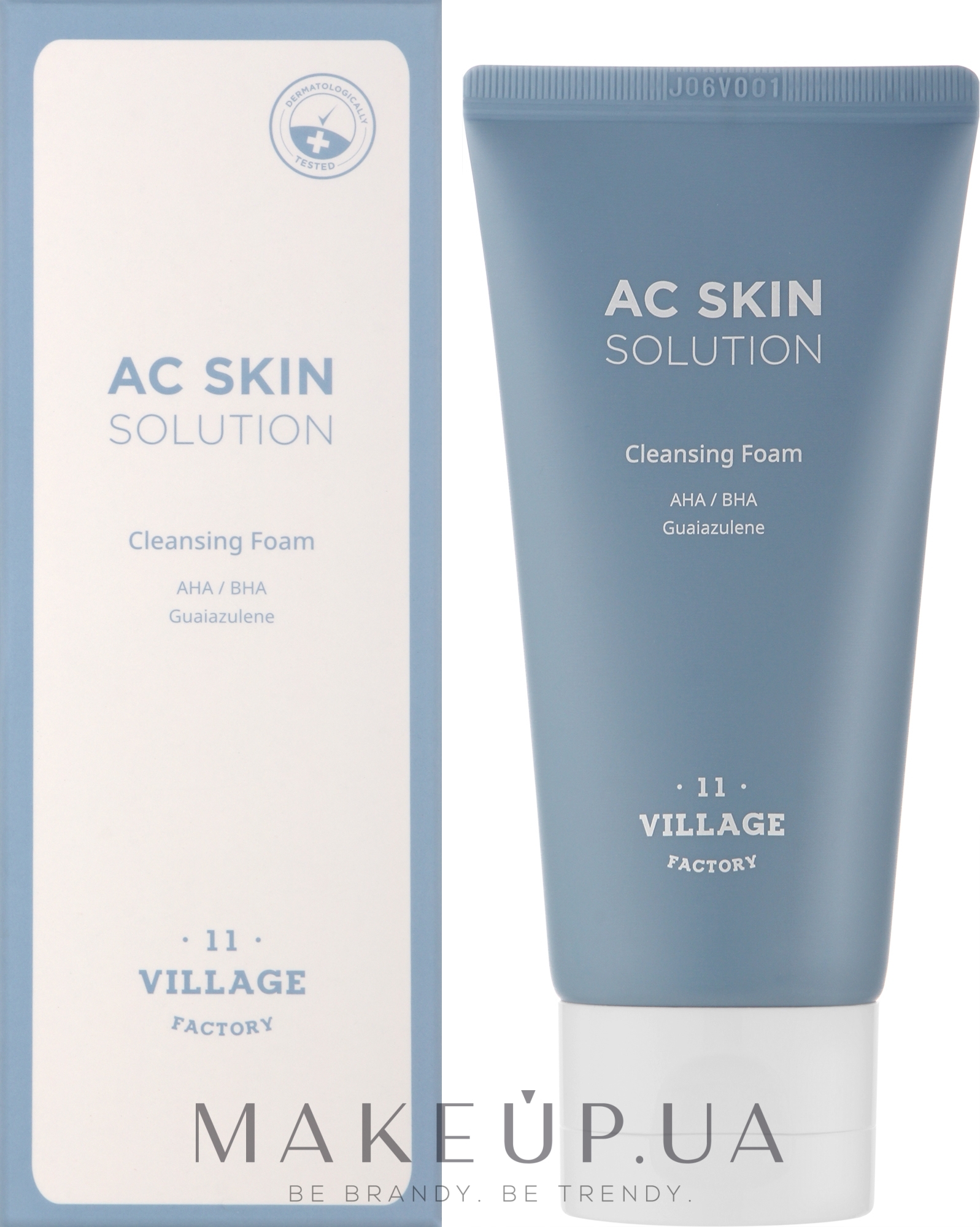 Пінка для обличчя очищувальна із саліциловою кислотою - Village11 Factory AC Skin Solution Cleansing Foam — фото 80ml
