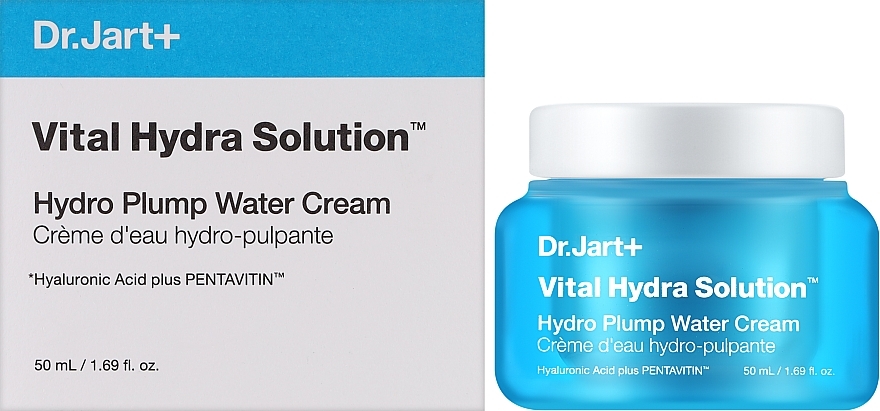 Зволожувальний крем-гель для обличчя - Dr. Jart+ Vital Hydra Solution Hydro Plump Water Cream — фото N2