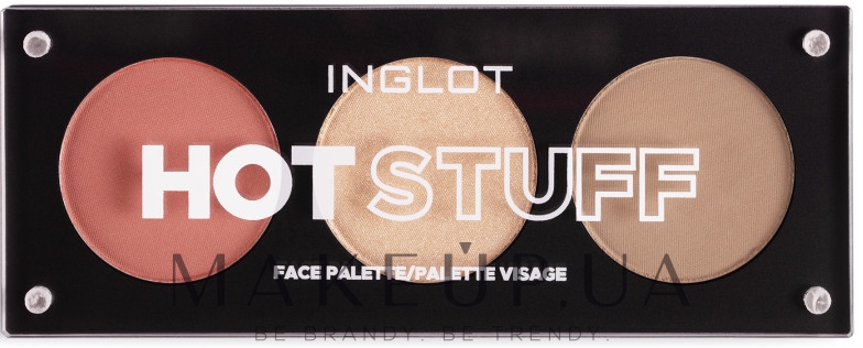 Палетка для лица - Inglot Face Palette — фото Hot Stuff