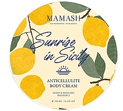 Антицелюлітний крем для тіла "Sunrise in Sicily" - Mamash Anticellulite Body Cream — фото N1