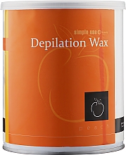 Теплий віск для депіляцї в банці "Персик" - Simple Use Beauty Depilation Wax — фото N2