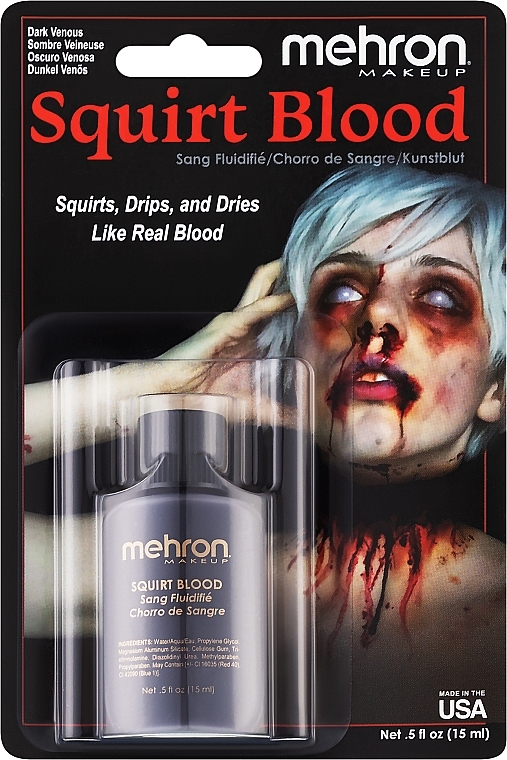 Кров для бризок - Mehron Squirt Blood — фото N1