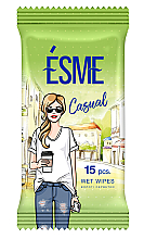 Карманні вологі серветки "Повсякденні" - Esme Casual Wet Wipes — фото N1