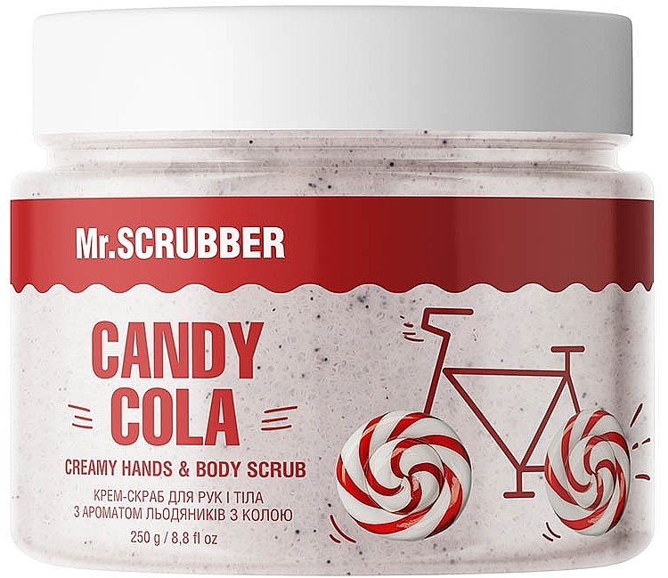 Крем-скраб для рук і тіла з ароматом льодяників з колою - Mr.Scrubber Candy Cola — фото N1
