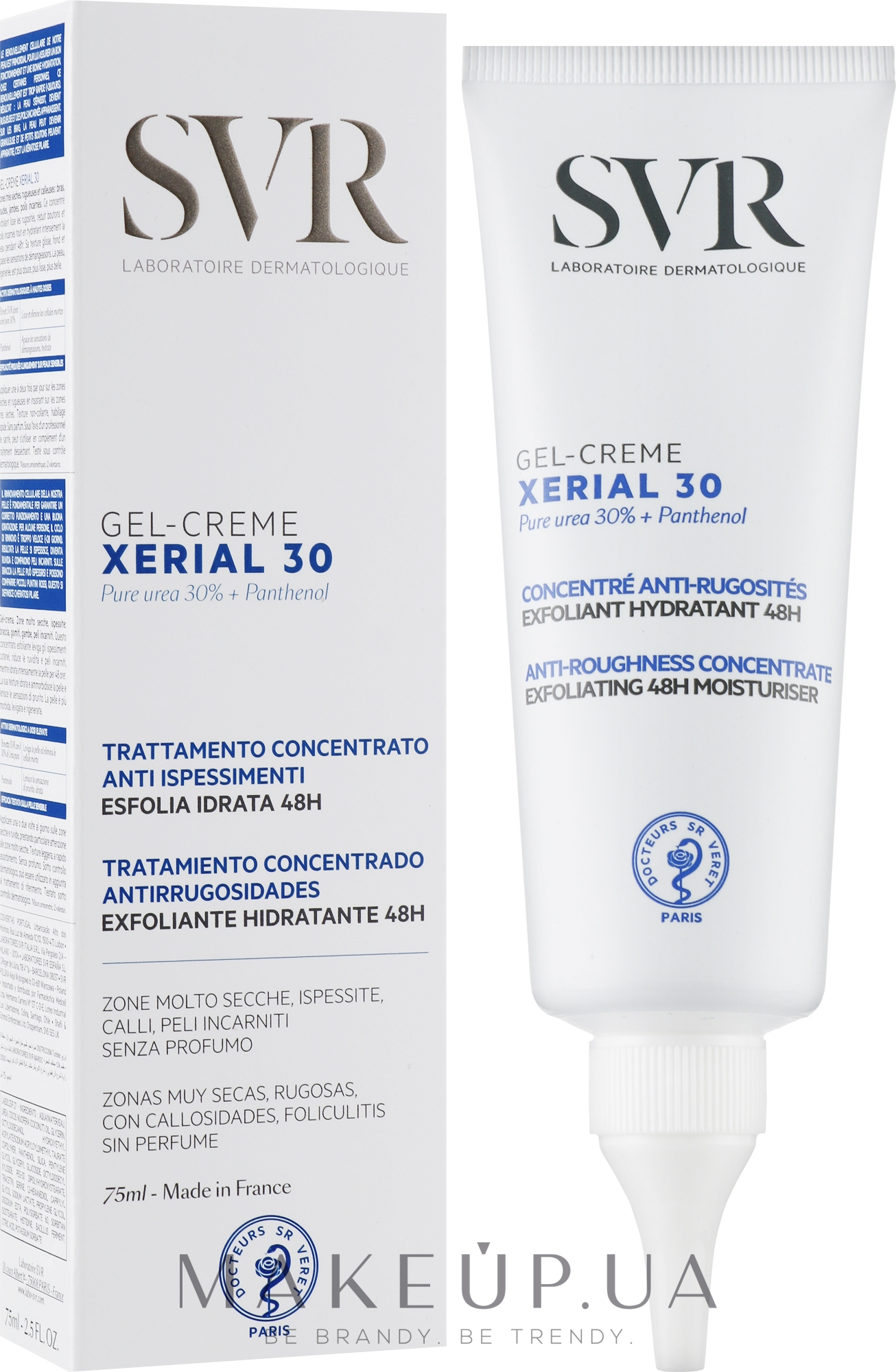 Гель-крем для сухой кожи тела - SVR Xerial 30 Gel-Cream — фото 75ml