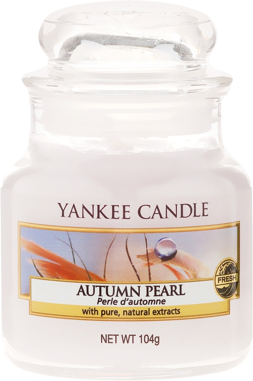 Свічка у скляній банці "Осіння перлина" - Yankee Candle Autumn Pearl — фото N1