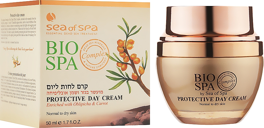 Дневной крем для сухой и нормальной кожи - Sea of Spa Bio Spa Protective Day Cream — фото N2