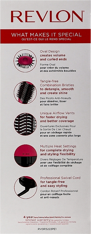 Щітка-фен для волосся - Revlon One-Step Volumiser New Edition Pink — фото N2