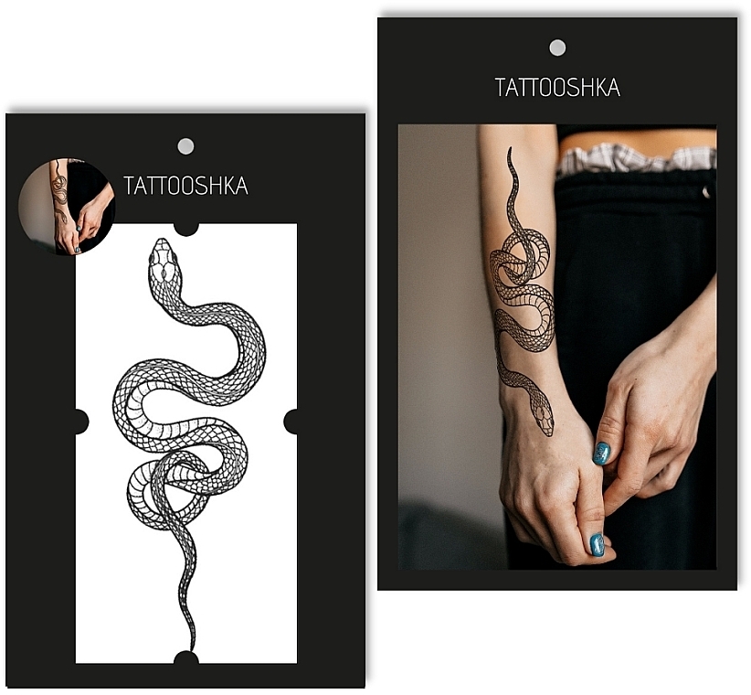 Татуировка «змея» — значение, фото