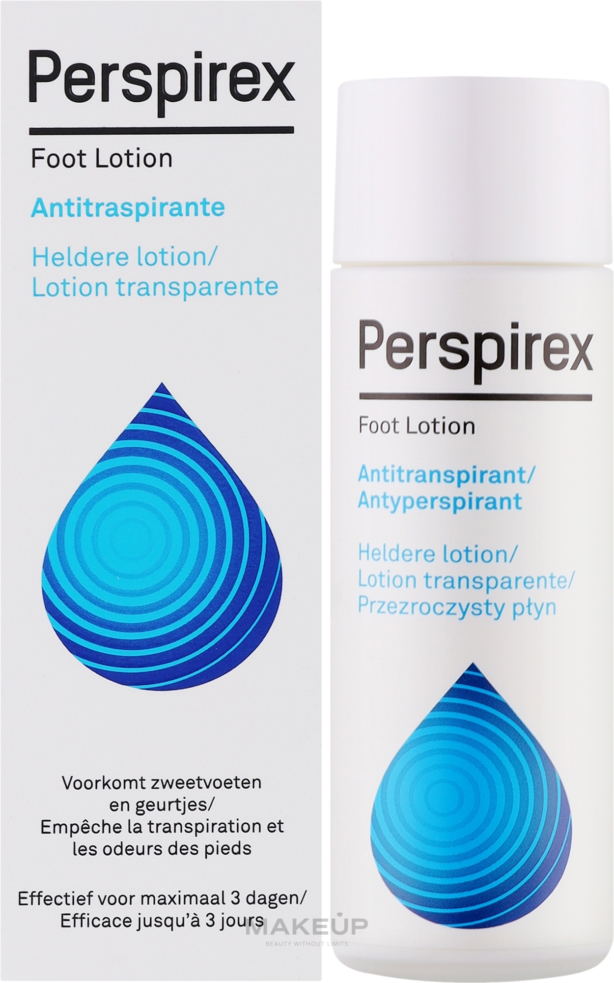 Лосьон-дезодорант для ног - Perspirex Antiperspirant Foot Lotion — фото 100ml