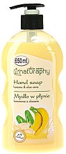Жидкое мыло для рук "Банан и алоэ вера" - Bluxcosmetics Naturaphy Hand Soap — фото N1