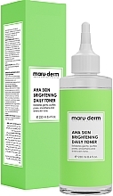 Парфумерія, косметика Відбілювальний тонік з AHA-кислотами проти вугрового висипу - Maruderm Cosmetics AHA Skin Brightening Daily Toner