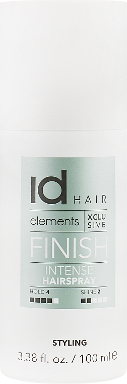 Лак для волосся, сильна фіксація - idHair Elements Xclusive Intense Hairspray — фото N1