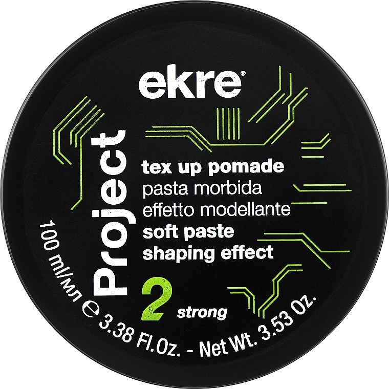 Паста для волос - Ekre Project Strong Tex Up Pomade — фото N1