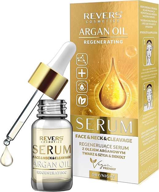 Регенерувальна сироватка для шкіри обличчя - Revers Argan Oils Regenerating Serum — фото N1