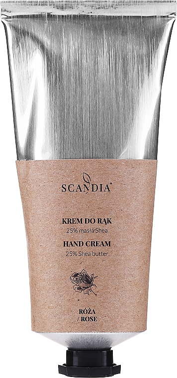 Крем для рук "Троянда" - Scandia Cosmetics Hand Cream 25% Shea Rose — фото N1