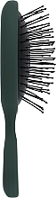 Щетка для волос CS305G массажная матовая, зеленая - Cosmo Shop — фото N3
