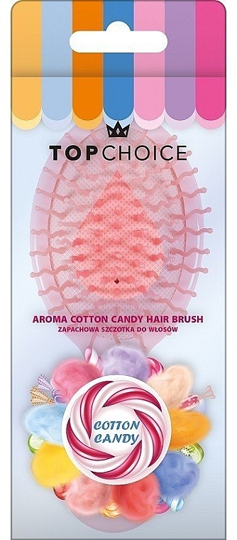 Щітка для волосся «Aroma Cotton Candy» 64401, рожева - Top Choice Hair Brush — фото N1