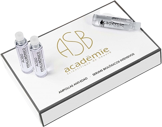 Ампули для обличчя з гіалуроновою кислотою - Academie Ampoules Hyaluronic Acid — фото N1