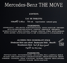 Mercedes-Benz The Move Men - Набор (edt/100ml + deo/75g) — фото N5