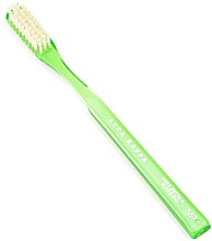 Парфумерія, косметика Зубна щітка, зелена - Acca Kappa Soft Pure Bristle Toothbrush Model 567