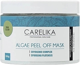 Альгинатная маска на основе водорослей с криогенным комплексом - Carelika Algae Peel Off Mask Cryogenic Complex — фото N1