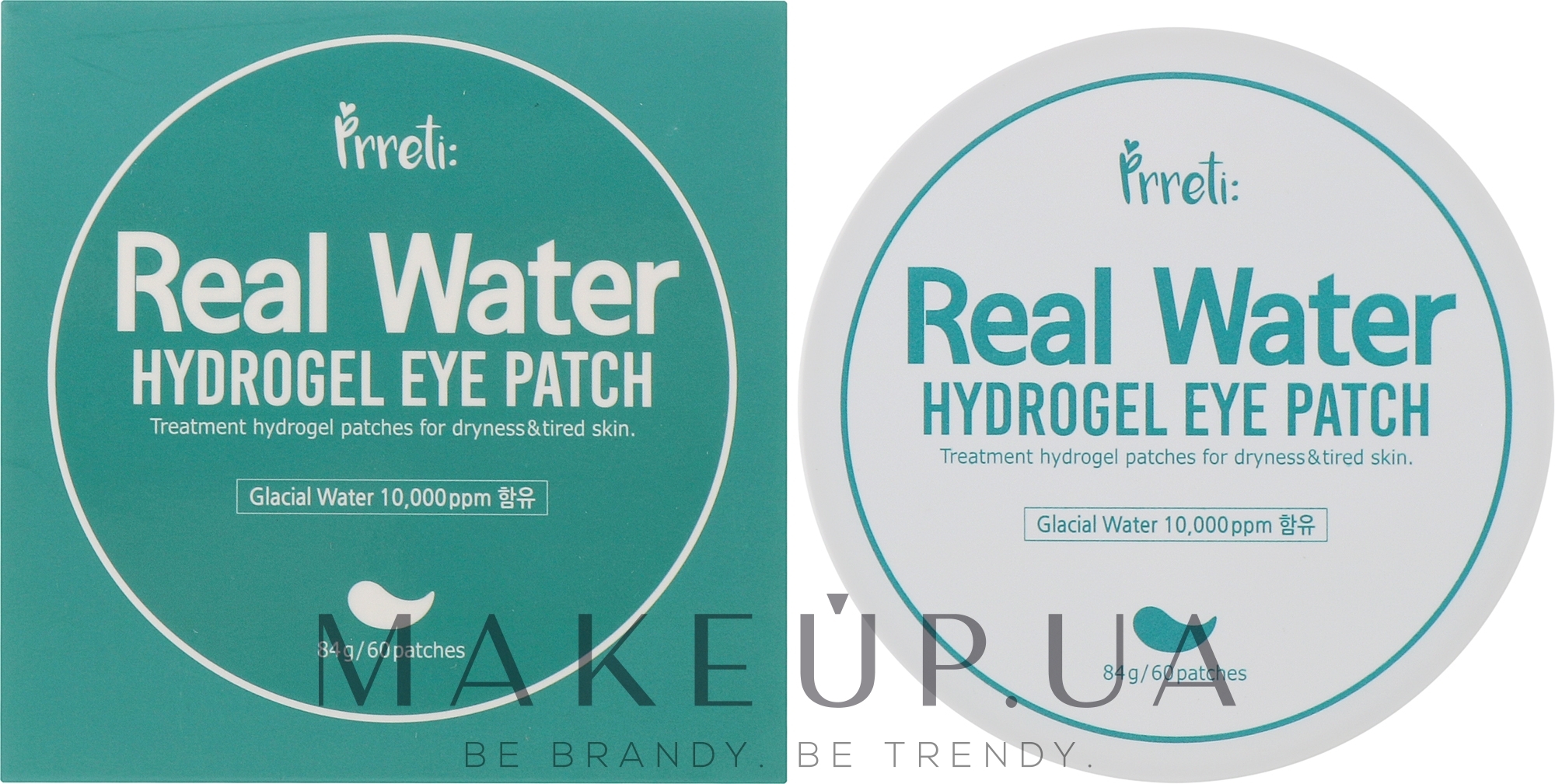 Увлажняющие гидрогелевые патчи для зоны вокруг глаз - Prreti Real Water Hydrogel Eye Patch — фото 60шт