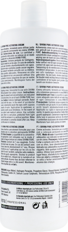 Крем-оксидант - Eva Professional Divina Pure Activating Cream 8vº/2,4% — фото N5