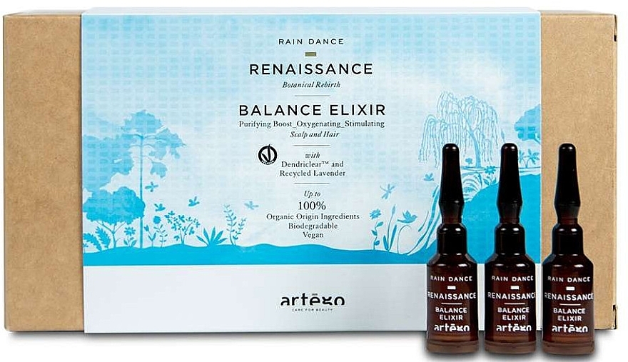 Глибоко очищувальна сироватка для волосся та шкіри голови - Artego Rain Dance Renaissance Balance Elixir — фото N1