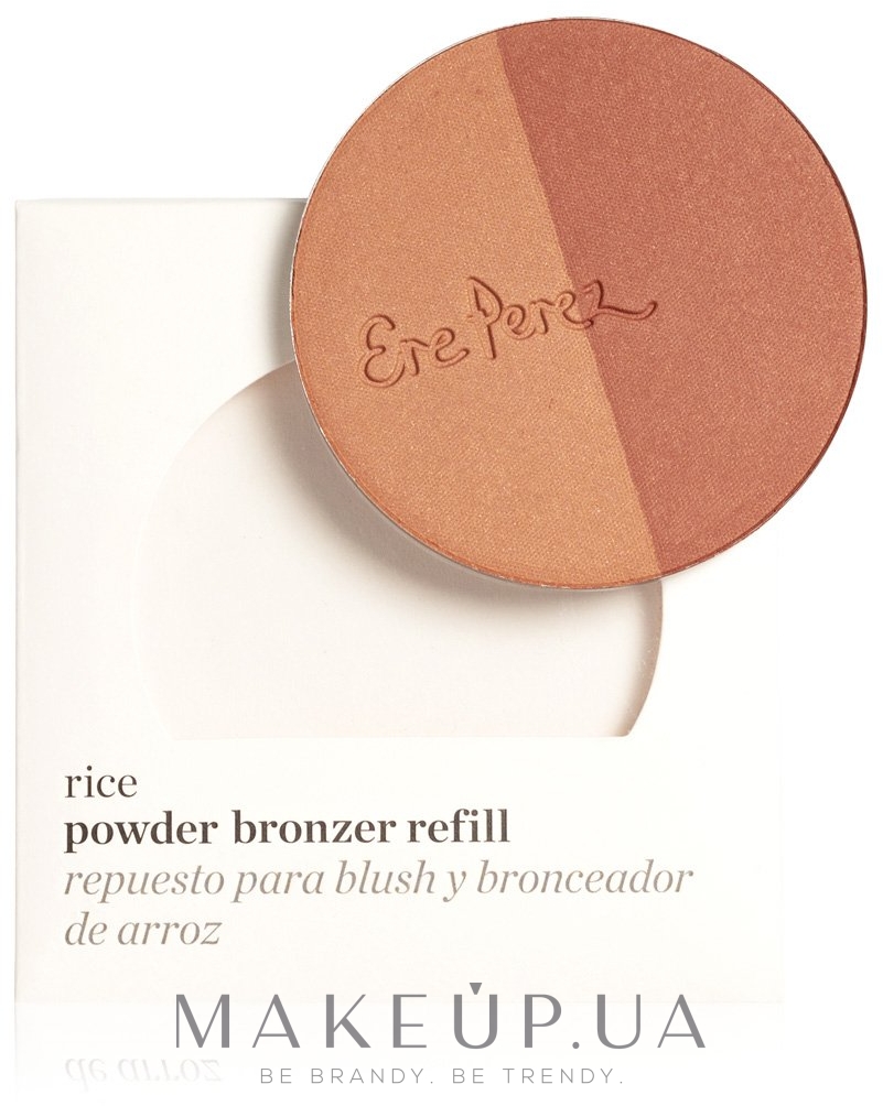 Пудра-бронзатор для обличчя - Ere Perez Rice Powder Bronzer Refill — фото Tulum