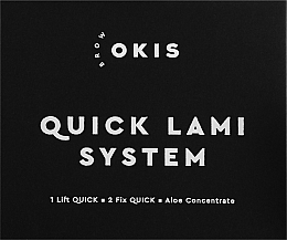 Комплекс для ламинирования бровей и ресниц - Okis Brow Quick Lami System — фото N2