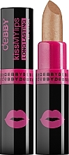 Парфумерія, косметика Стійка зволожувальна помада для губ  - Debby Kiss My Lips Long Lasting Lipstick