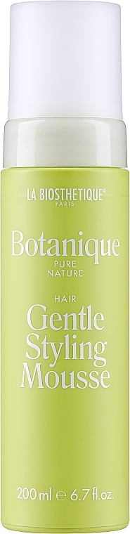 Мус для укладання волосся, з ефектом зміцнення та розгладжування - La Biosthetique Botanique Pure Nature Gentle Styling Mousse — фото N1