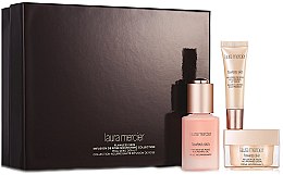 Духи, Парфюмерия, косметика Набор - Laura Mercier Infusion De Rose Nourishing (cr/30g + oil/30ml + lip/balm/10g)