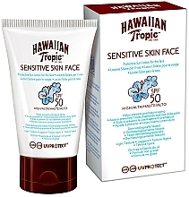 Сонцезахисний лосьйон для чутливої шкіри обличчя - Hawaiian Tropic Sensitive Skin Face Lotion SPF50 — фото N1