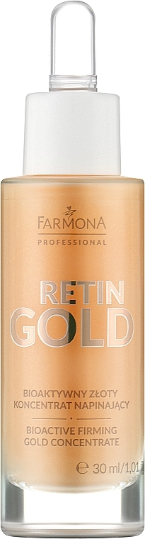 Біоактивний золотий концентрат для обличчя - Farmona Professional Retin Gold Bioactive Firming Gold Concentrate