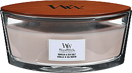 Ароматична свічка - Woodwick Sea Salt & Vanilla Ellipse Scented Candle — фото N1