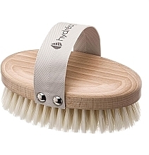 Щетка для сухого массажа с щетиной из волокон кактуса и нейлона - Hydrea London Professional Body Brush with Cactus/Nylon Mix Bristle — фото N1