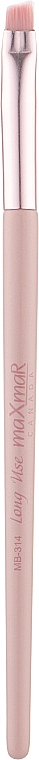 Пензлик для макіяжу брів, зкошений - MaXmaR Long Use Brush MB-314 — фото N1