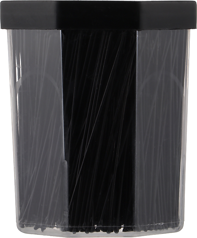 Шпильки прямі для волосся, 7.5 см, чорні - Lussoni Hair Pins Black — фото N1