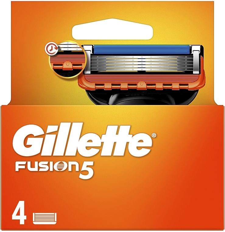 Змінні касети для гоління, 4 шт. - Gillette Fusion — фото N2
