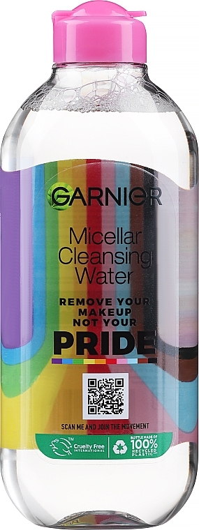 Мицеллярная вода 3 в 1 - Garnier Micellar Cleansing Water Pride — фото N1