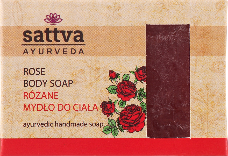 Мыло - Sattva Hand Made Soap Rose — фото N1