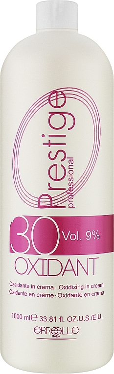 Окислювальна емульсія з фруктовим ароматом 30 Vol-9% - Erreelle Italia Prestige Oxidizing Emulsion Cream — фото N1