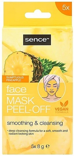 Маска-пленка для лица "Ананас" - Sence Facial Peel-Off Mask Pineapple — фото N1