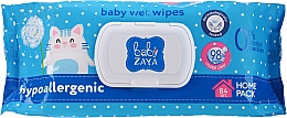 Вологі серветки "Гіпоалергенні", 84 шт. - Baby Zaya — фото N1