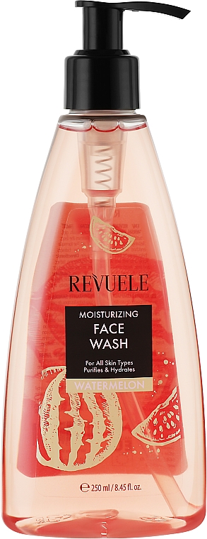 Гель для умывания "Арбуз" - Revuele Moisturizing Face Wash Watermelon — фото N1